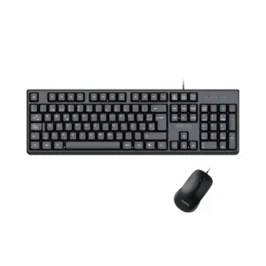 APPROX Teclado y Mouse USB 1.45m - Ligero y Compacto