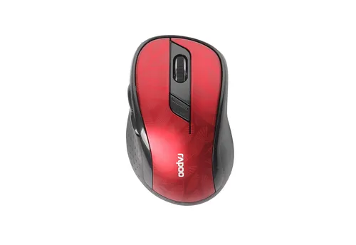 Rapoo M500 Silent Mouse Inalámbrico Y Bluetooth - Rojo Oscuro