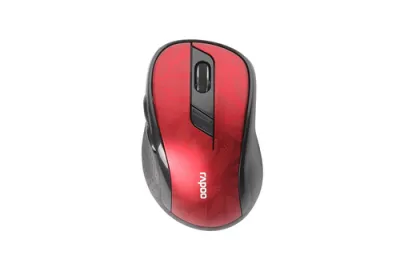 RAPOO M500 Silent Mouse Inalámbrico Bluetooth Rojo Oscuro