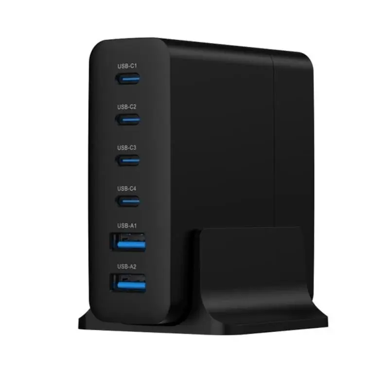 Gembird Cargador Universal Negro TA-UC-2A4C-PD75-01 Carga Rápida AC