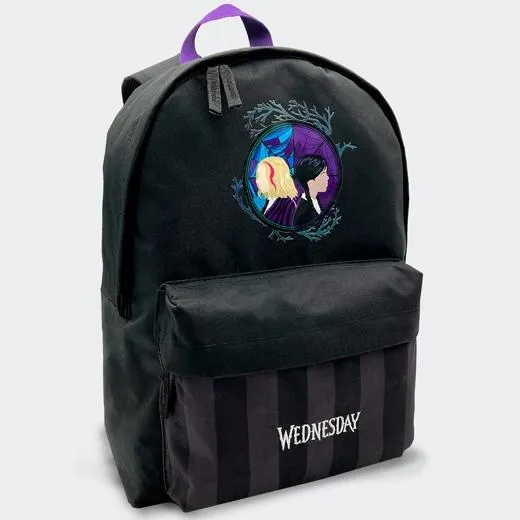 Toybags Mochila Americano Wednesday Miercoles Addams Y Enid Compartimento Portalaptop