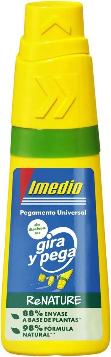 Imedio Pegamento Universal 35ml Renature Gira y Pega Sin Disolventes