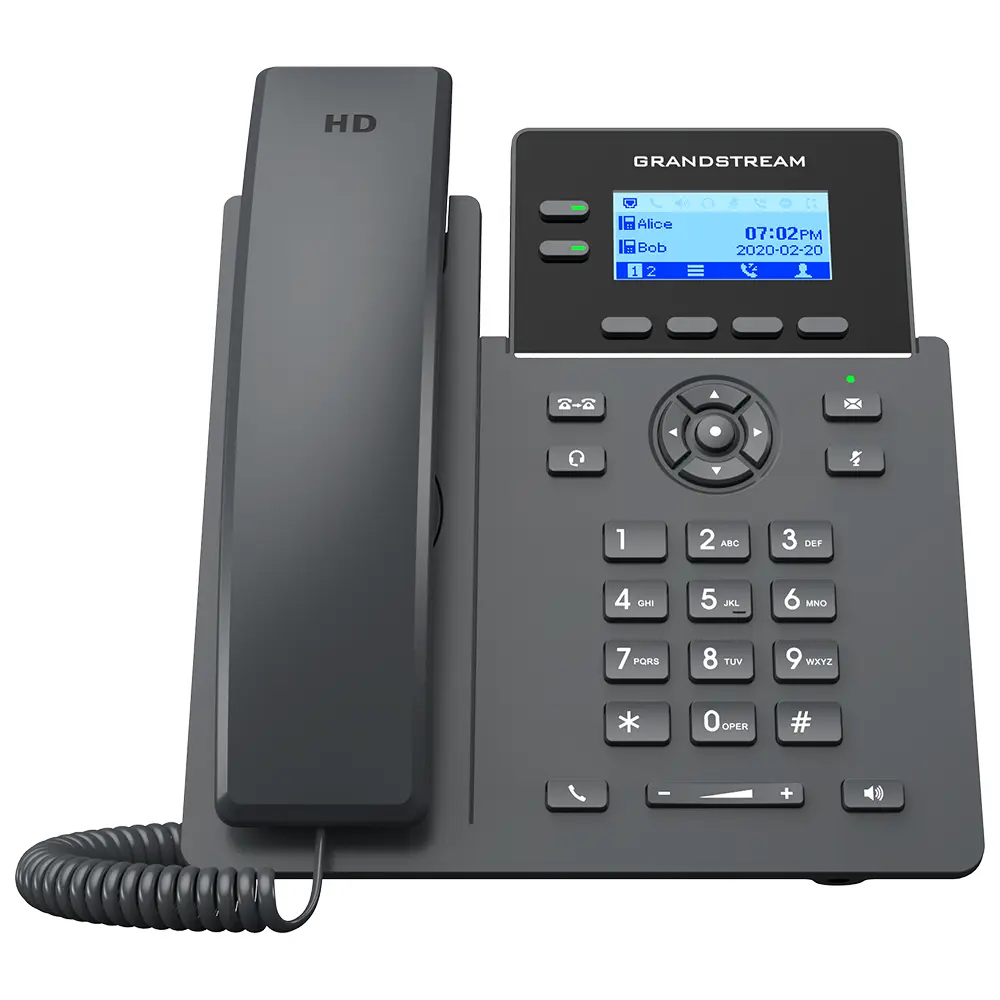 GrandStream Telf IP GRP2602G PoE 2xGb ZTP 2 líneas