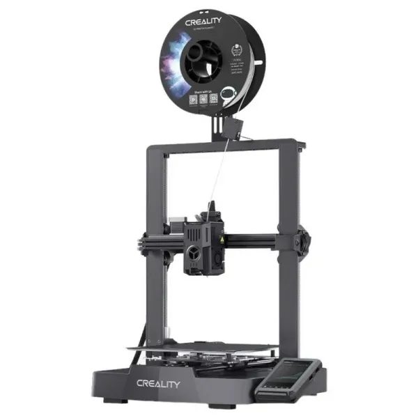 Creality Ender-3 V3 Ke Impresora 3D Abierta - Volumen 22X22X24Cm - Doble Ventilador - Cuerpo Metalico - Riel Lineal De Eje X - Interfaz De Usuario Inteligente - Velocidad Hasta 500Mm/S