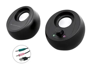 Conceptronic Bjorn01B Altavoces 2.0 Bluetooth 10W Negro Jack 3.5 y USB