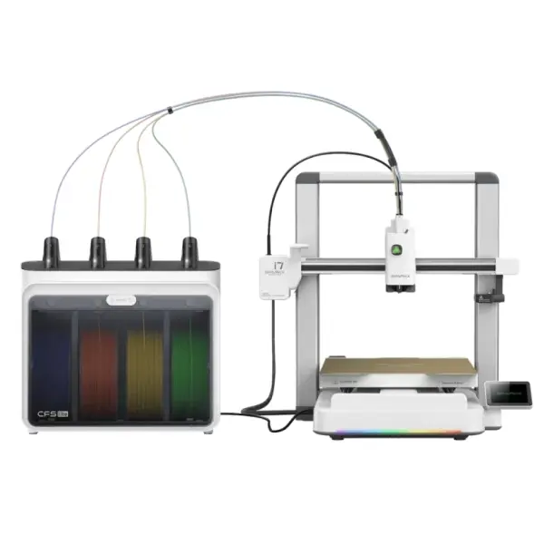 Creality Sparkx i7 Combo Impresora 3D Abierta + Unidad CFS - Volumen 26x26x25.5cm - Camara HD de 720px - Sistema Multicolor CFS Lite - Cuerpo Metalico - Velocidad Hasta 500 mm/s - USB, WiFi