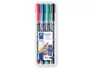Staedtler Lumocolor 317 Pack de 4 Rotuladores Permanentes Punta Media 1mm Colores Surtidos