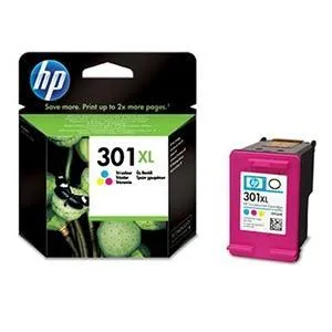 HP Cartucho De Tinta Tricolor Nº301XL Para DeskJet 1050, 2050, 3050