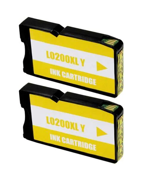 Lexmark 200Xl Amarillo Pack 2 Cartuchos De Tinta Genericos - Reemplaza 14L0200