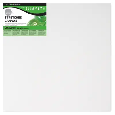Daler-Rowney Simply Bastidor Entelado 50x50cm 100% Algodón 250g Color Blanco