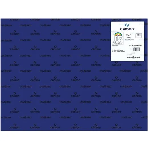 Iris Cartulina 50X65Cm 185Gr Azul Ultramar -25U-