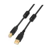 AISENS CABLE USB 2.0 IMPRESORA ALTA CALIDAD CON FERRITA TIPO A/M - B/M NEGRO 2,0M