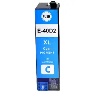 Epson T40D2 Cartucho de Tinta Pigmentada Cyan - Reemplazo C13T40D240/C13T40C240