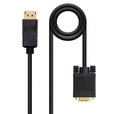 Nanocable Cable Conversor DisplayPort Macho a VGA Macho 2m Negro