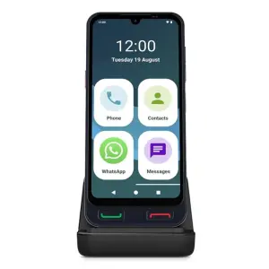 SPC Zeus 2 Pro 4G Smartphone 6,1" para Personas Mayores, Botón SOS, 128GB, 4GB RAM, Negro