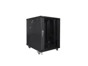 Lanberg Armario Rack 15U Independiente Negro FF01-6815-12B