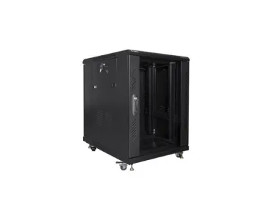 Lanberg Armario Rack 15U Independiente Negro FF01-6815-12B