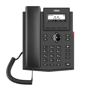 Fanvil X301P Teléfono SIP de 2 Líneas con PoE