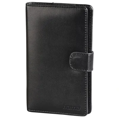 Hama Estuche Universal para 5 Memorias USB de Cuero, 8.2x1.6x13.9cm, Negro