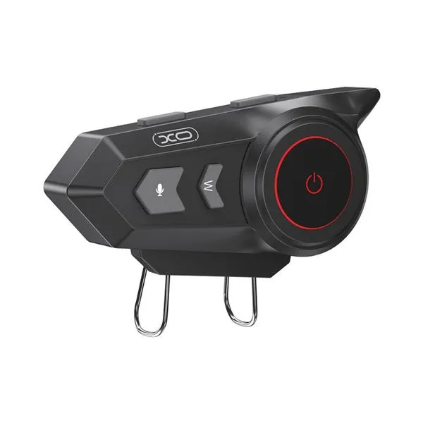Xo Be47 Intercomunicador Para Casco De Moto - Bluetooth 5.3 - Alcance Hasta 20M - Color Negro