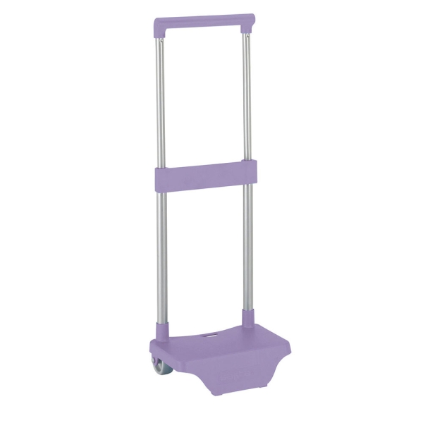Safta Carro Portamochilas - Sujecion Universal - Material Resistente - Modelo Patentado - 26X10X34Cm - Color Violeta