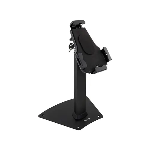 Tooq Soporte de Sobremesa Ajustable para Tablet 7.9” a 10.5” con Candado Antirrobo