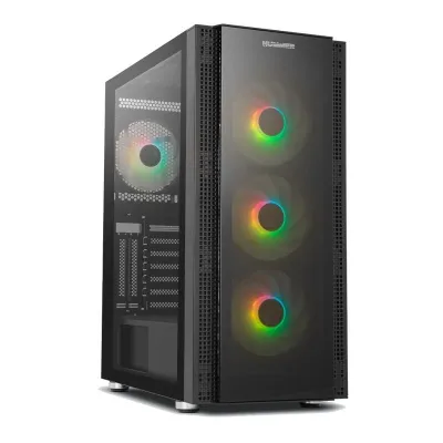 NOX Semitorre Hummer Aero Hyperflow ARGB Negro