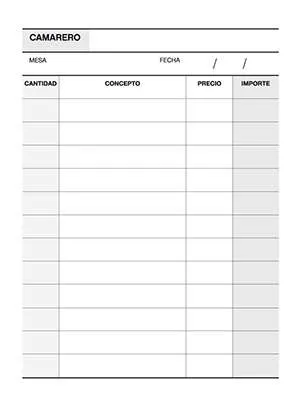 Apli Talonario Camarero 1/8 Duplicado Natural - Ideal Para Restaurantes Y Bares - 88 Hojas - Numeracion Consecutiva - Tamaño Compacto - Marron