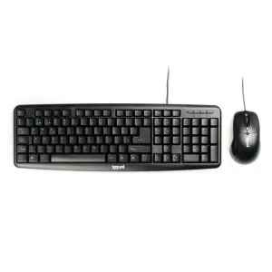 iggual Kit Teclado Y Ratón COM-CK-BASIC Negro