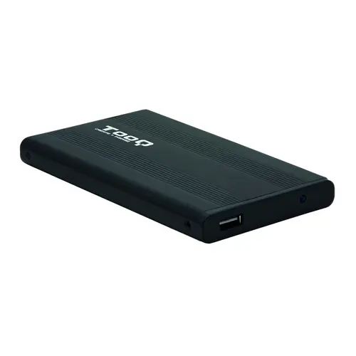 Caja Externa 2.5" Usb 2.0 Tooq Tqe-2510B 2,5" Para Hd De Hasta 9,5 Sata Usb 2.0 Negra