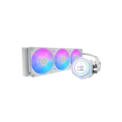 Cooler Master MasterLiquid 360 Atmos II LCD ARGB Kit Refrigeración Líquida Blanco
