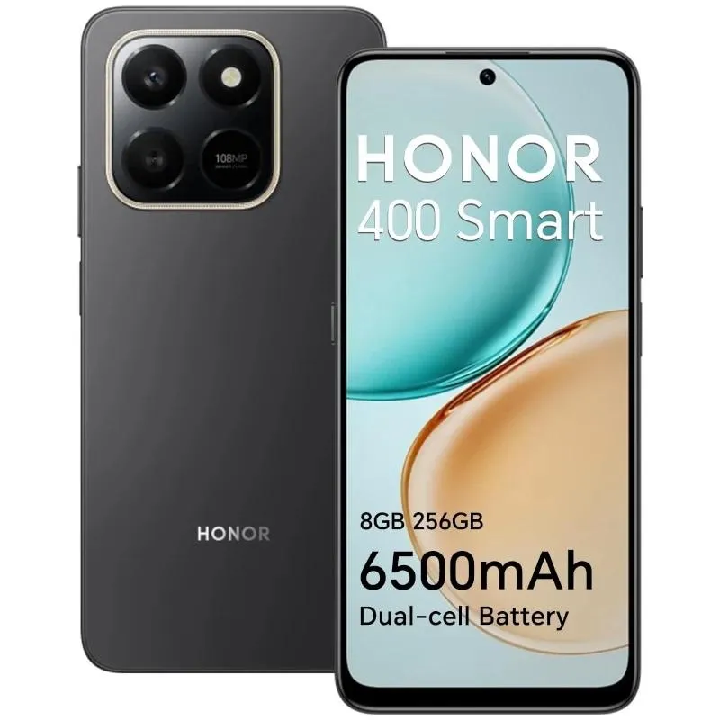 Honor 400 Smart 6.77" 8GB RAM 256GB Negro