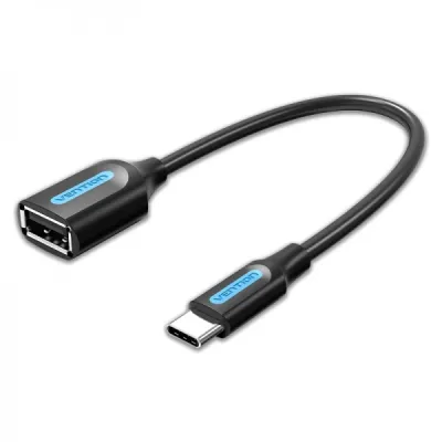 Vention Conversor USB-C Macho a USB A Hembra 0.15m Color Negro