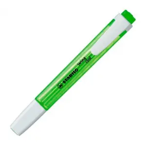 Stabilo Marcador Fluorescente Swing Cool Verde Caja 10 Unidades