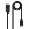 Nanocable Cable Conversor DisplayPort a HDMI 0.5 m Negro DP/M HDMI/M