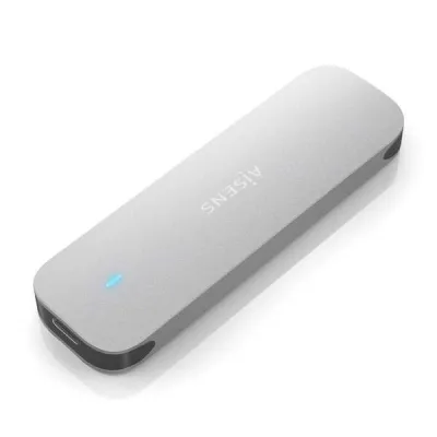 Aisens Caja Externa M.2 NVMe a USB 3.2 Gen 2 - Color Plata