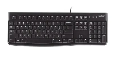 Logitech K120 Teclado Ergonómico para PC con Confort y Durabilidad