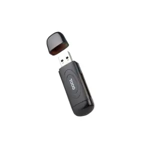 Tooq Lector de Tarjetas USB-A 3.0 Compatible con SD, Micro SD y TF - Negro