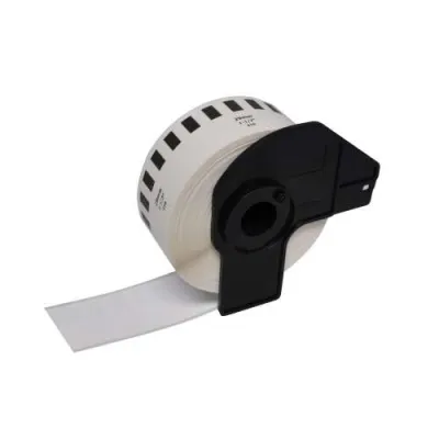 Brother DK22210 Etiquetas Personalizadas 29mm x 30,48m Texto Negro sobre Blanco
