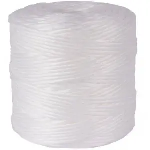 Apli Bobina De Cuerda Polipropileno 400 G Con 1 Cabo 240 M Blanco
