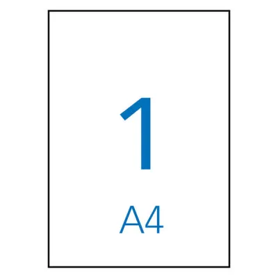 Apli Etiquetas Adhesivas 210x297mm Inkjet Poliester Blanco 10 Hojas