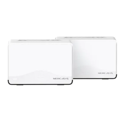 Mercusys Halo H27BE Pack de 2 Sistema Mesh WiFi 7 BE3600, Cobertura 650m², Velocidad 3600 Mbps, Blanco