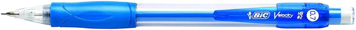 Bic Velocity Portaminas 0.7mm HB con Goma y Zona Grip, Cuerpo de Colores Surtidos