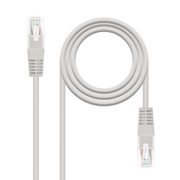 Nanocable Cable De Red Latiguillo Rj45 Cat.6 Utp Awg24 2M - Color Gris