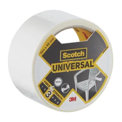 Scotch Cinta Adhesiva Universal 48mm x 10m Color Blanco