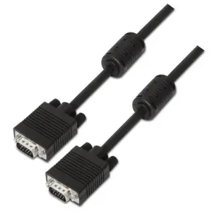 Aisens Cable SVGA HDB15/M a HDB15/M Negro 3 M con Ferrita
