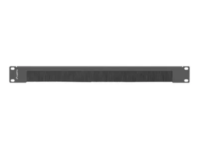 Lanberg AK-1103-B Panel Pasacables con Cepillo para Bastidor
