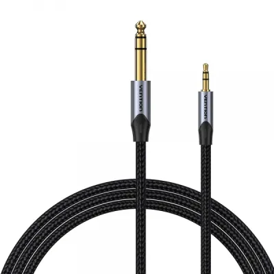 Vention Cable Estéreo Jack 3.5 Macho a Jack 6.3 Macho - 3m - Gris