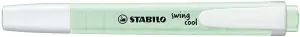 Stabilo Swing Cool Marcador Fluorescente Pastel Cuerpo Plano Punta Biselada 1-4mm Color Pizca de Menta