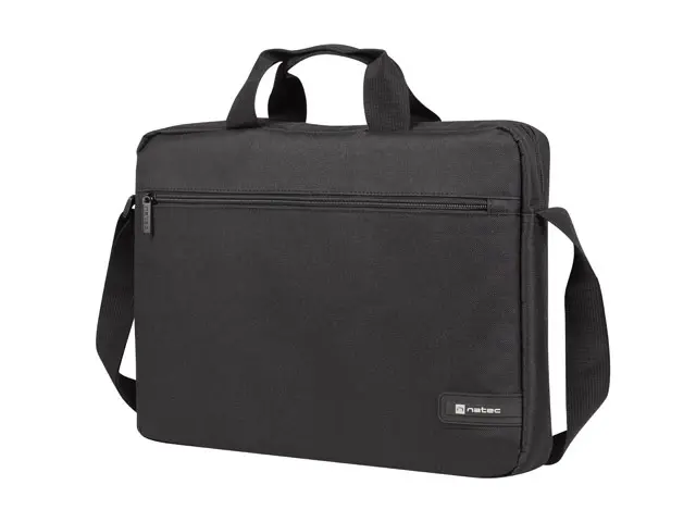 NATEC Maletín Negro 39,6 cm (15.6") Wallaroo para Informática y Electrónica